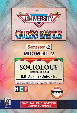 University Guess Paper – Sociology | Semester-2 | MIC/MDC-2