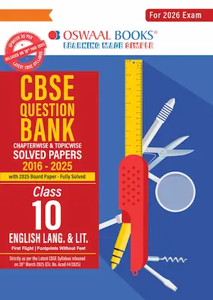 CBSE Question Bank Class 10 English Language and Literature Book Cover for Exam 2026 – Latest Edition