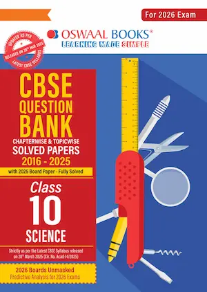 CBSE Question Bank Class 10 Science Book Cover for Exam 2026 – Latest Edition