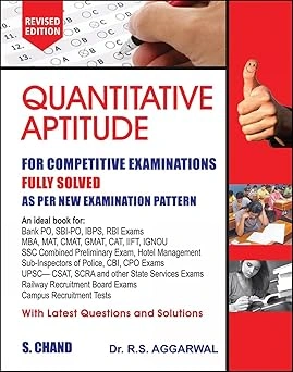Quantitative Aptitude by Dr. R.S. Aggarwal – Latest Edition Cover for SSC, Bank & Govt Exams