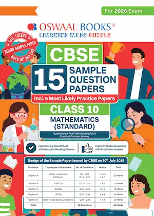 CBSE Sample Paper Mathematics Class 10 | Oswaal – Complete CBSE Board Exam Preparation Book