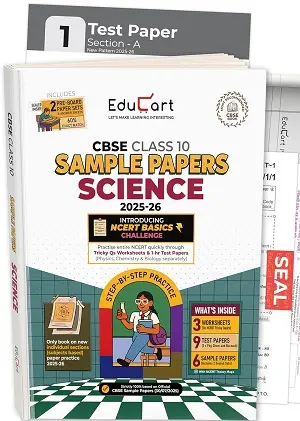 CBSE Class 10 Science Sample Paper Educart Book