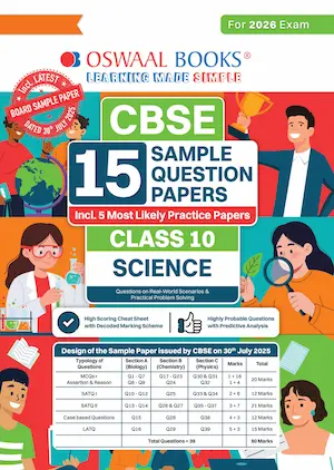 CBSE Sample Paper Science Class 10 | Oswaal – Complete Preparation for CBSE Board Exam