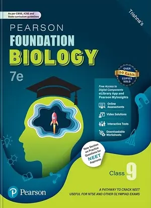 IIT Foundation Biology Class 9 Pearson Book Cover for JEE, NEET & Class 9 Students