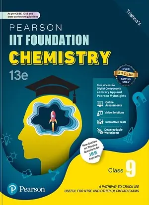 IIT Foundation Chemistry Class 9 Pearson Book Cover for JEE & Class 9 Students