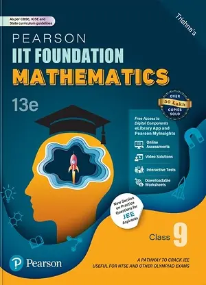 IIT Foundation Mathematics Class 9 Pearson Book Cover for JEE & Class 9 Students