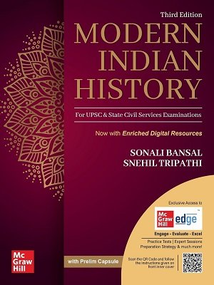 Modern Indian History Book by Sonali Bansal & Snehil Tripathi | UPSC Exam Guide