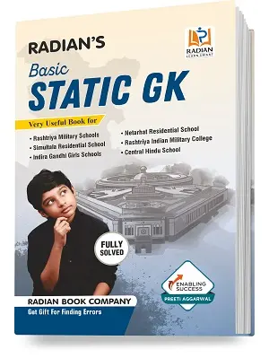 Radian’s Basic Static GK Book Fully Solved | Preeti Aggarwal | School Entrance & Competitive Exam Guide