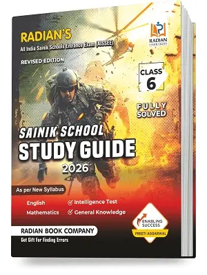 Radian’s Sainik School Study Guide 2026 Class 6 | Fully Solved Book
