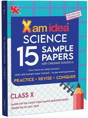Xam Idea Science Class 10 CBSE 2026 15 Sample Papers Book Cover