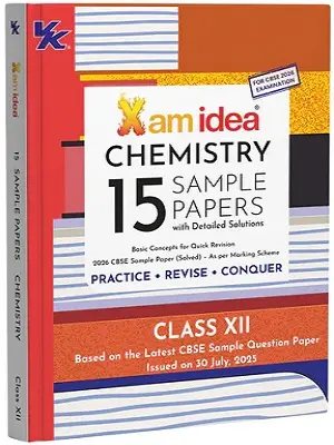 Xam Idea Chemistry Class 12 CBSE 2026 15 Sample Papers Book Cover