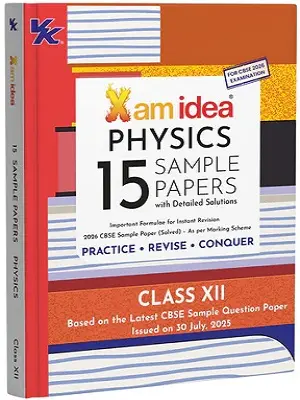 Xam Idea Physics Class 12 CBSE 2026 15 Sample Papers Book Cover