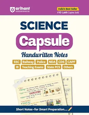 Arihant Science Capsule Handwritten Notes Book Cover
