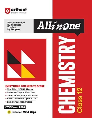 Arihant All in One Chemistry Class 12 CBSE 2026 Exam Guide Book Cover