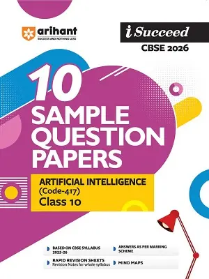 Arihant iSucceed 10 Sample Papers Artificial Intelligence Class 10 CBSE 2026 Book Cover