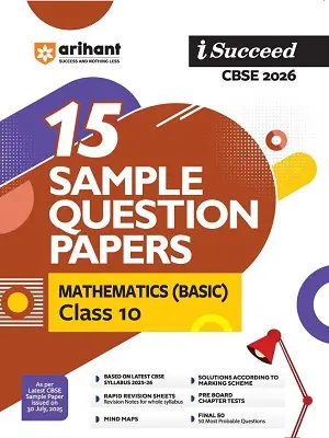 Arihant iSucceed 15 Sample Papers Mathematics Basic Class 10 CBSE 2026 Book Cover