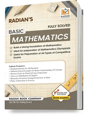 Radian’s Basic Mathematics Fully Solved Book | Radian Book Company