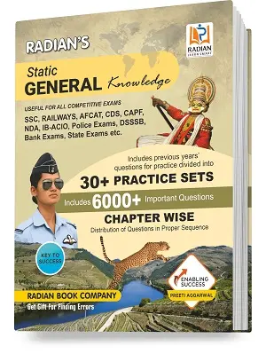Radian’s Static General Knowledge Book for Competitive Exams