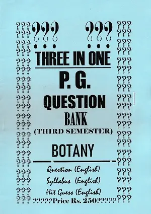 Three in One PG Question Bank Botany Third Semester BRABU