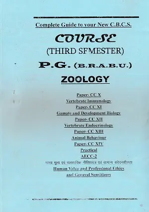 Three in One PG Question Bank Zoology | 3rd Semester | BRABU (CBCS) 2 Three in One PG Zoology Question Bank Third Semester BRABU CBCS