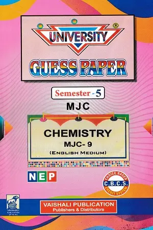 Chemistry Guess Paper Semester 5 MJC-8 & MJC-9 | BRABU | English Medium 2 Chemistry Guess Paper Semester 5 MJC 8 9 English Medium BRABU Vaishali Publication