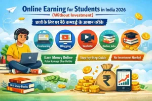 Online Earning for Students in India (Without Investment 2026) | छात्रों के लिए ऑनलाइन कमाई के आसान तरीके
