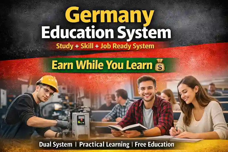 Germany का Education System – क्यों यह दुनिया का सबसे Practical और Powerful सिस्टम है? 1 Germany education system overview for students