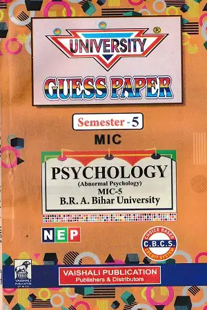 Vaishali Publication Psychology Guess Paper Semester 5