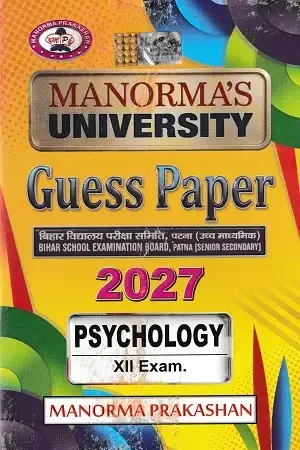Manorma Psychology Guess Paper 2027 for Bihar Board Class 12 Students