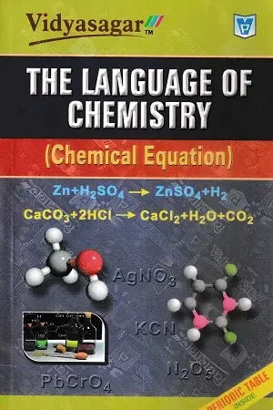 Vidyasagar The Language of Chemistry Chemical Equation Book Cover with Periodic Table