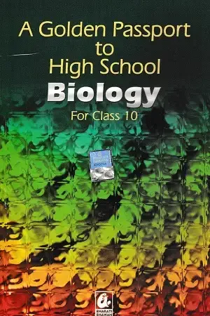 A Golden Passport to High School Biology Class 10 Hindi Bharati Bhawan book cover