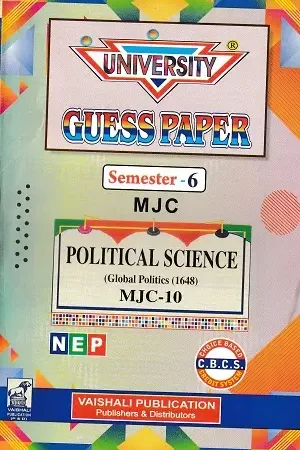 Home 15 University Guess Paper Political Science Semester 6 MJC-10 MJC-11 MJC-12 Combined Book