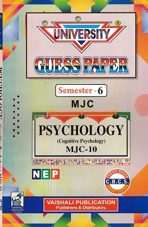 University Guess Paper Psychology Semester 6 MJC-10, 11 & 12 | Hindi Medium 1 University Guess Paper Psychology Semester 6 MJC-10