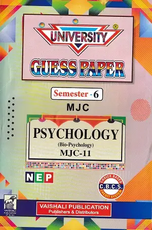 University Guess Paper Psychology Semester 6 MJC-10, 11 & 12 | Hindi Medium 2 University Guess Paper Psychology Semester 6 MJC-10 MJC-11 MJC-12