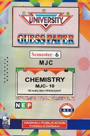 University Guess Paper Semester 6 MJC Chemistry MJC-10 English Medium